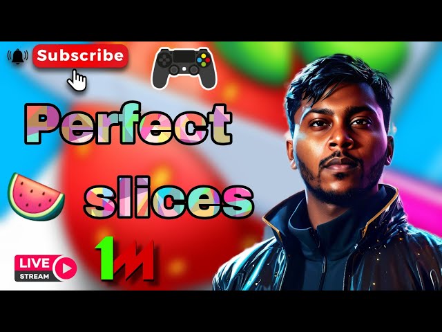 Perfect Slices 🎮 | 3 D Game 🎮 | 🔴 Live Game | #livestream #virallive#game #games #live #shorts