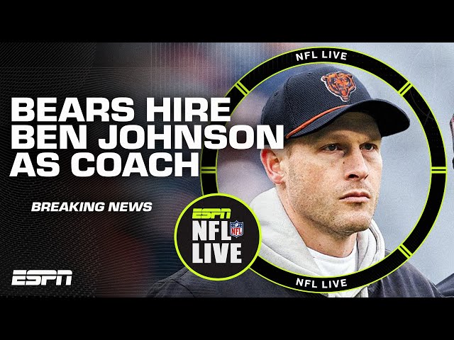 🚨 Chicago Bears hire Ben Johnson as head coach 🚨 Schefty details & NFL Live reacts 👀