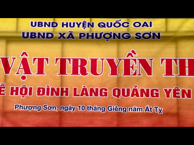 ngày 11 âm Phát Trực Tiếp Hội Vật làng Quảng Yên Quốc Oai Mens westing