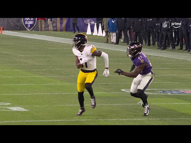 Wilson's 30-yard TD loft to Jefferson gets Steelers on scoreboard