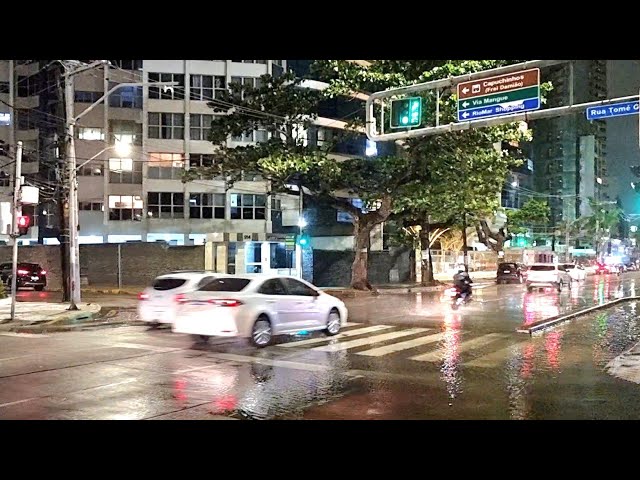 CHUVA RAIOS TROVÃO NO RECIFE A NOITE