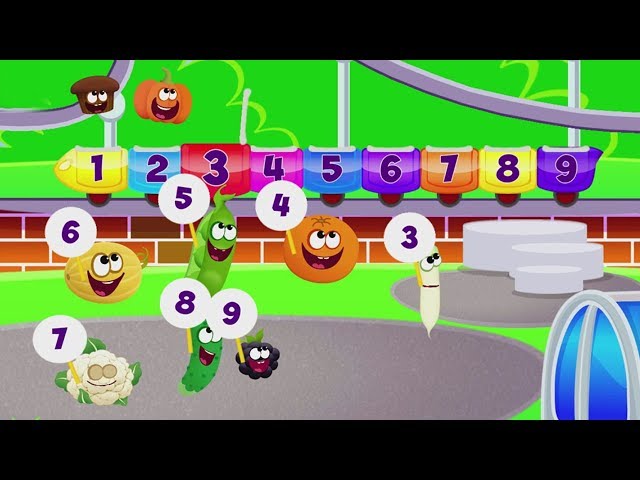 Funny Food 3! Ordinal Numbers - Kids Number Games for Toddlers #Kids School ABC