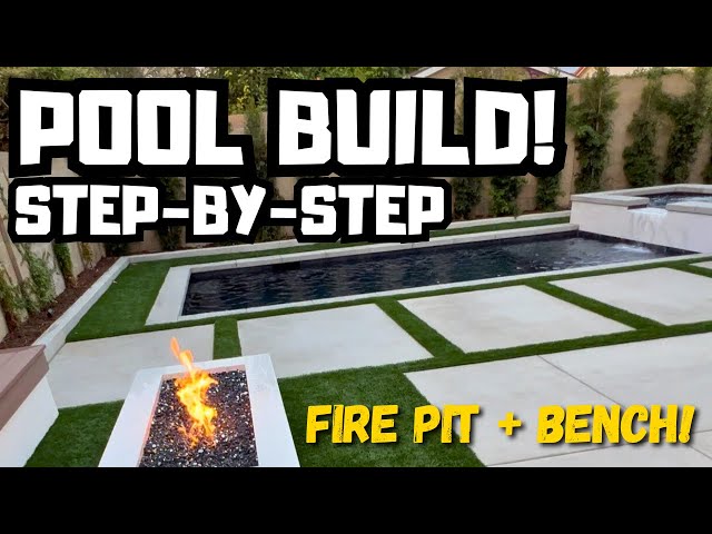 How to Build a Swimming Pool & Complete Backyard renovation! Step-by-step