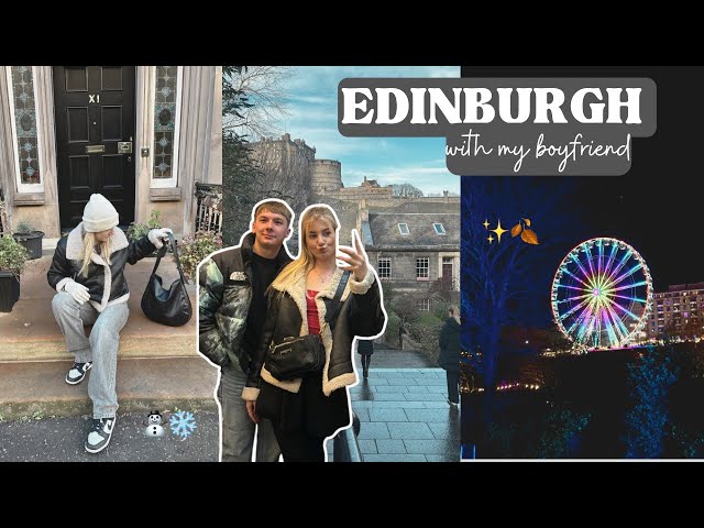 EDINBURGH VLOG | Castle, Christmas markets & shopping ✨