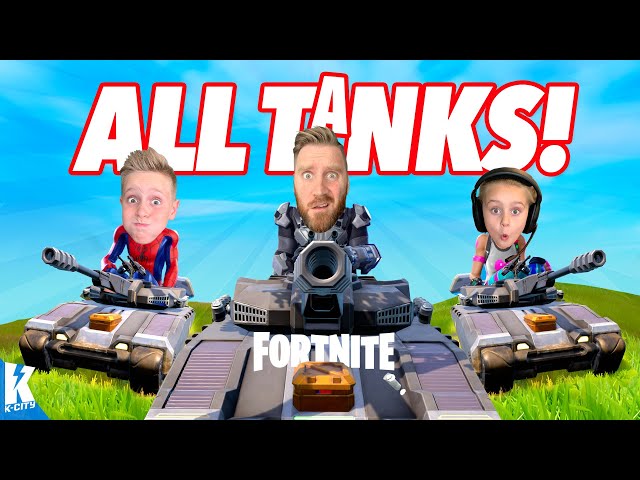 All Tanks Battle in Fortnite! K-City Gaming