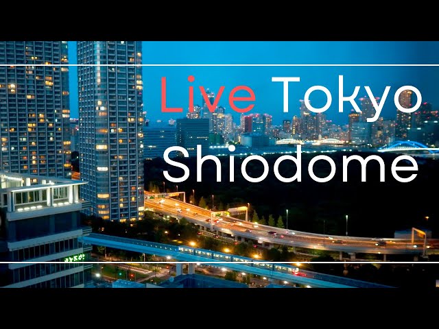 ゆりかもめと首都高速環状線と東海道新幹線と浜離宮公園/ Yurikamome and Tokyo Metropolitan Expressway and Shinkansen