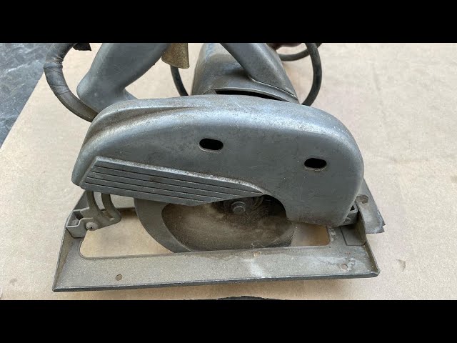 Vintage “Power-Kraft“ Electric Saw Restoration. Model: 35TPC-8926A