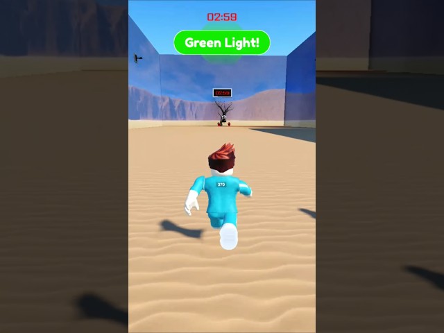 Red light green light squid game gameplay in roblox #roblox #shorts #gaming #youtube