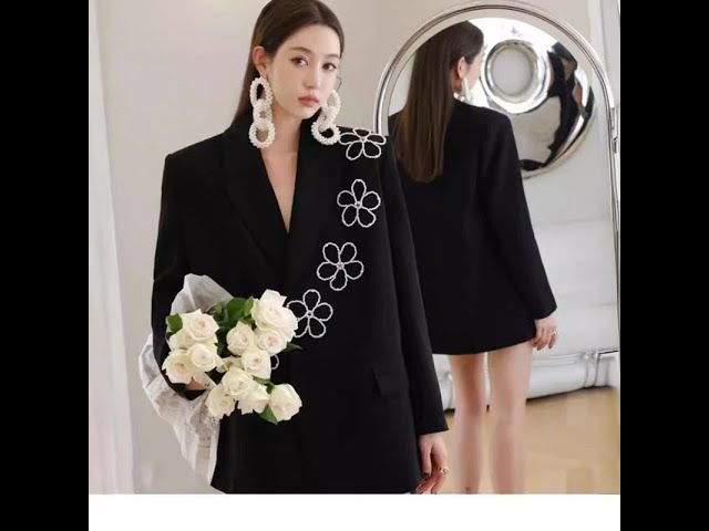 Retro Pearl Flower Jacket