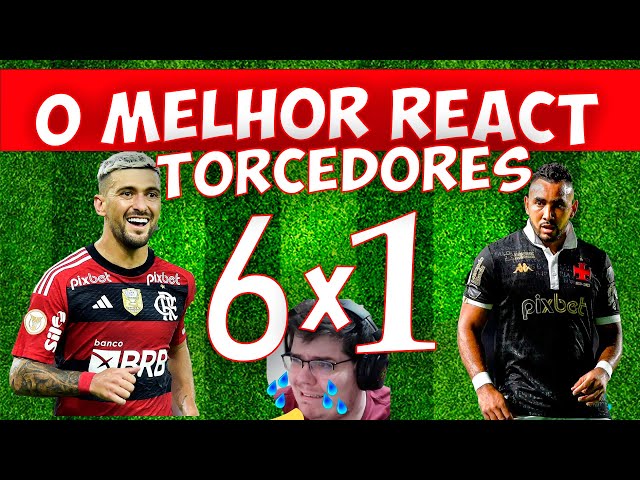 O MELHOR REACT VASCO 1 x 6 FLAMENGO (HISTÓRICO)