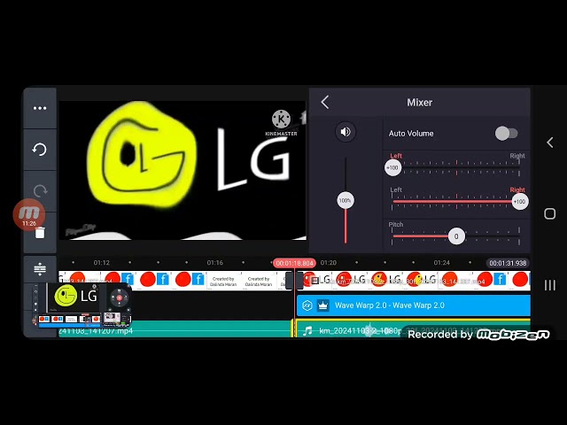 how to make lg logo pacman klasky csupo 1997 effects on kinemaster