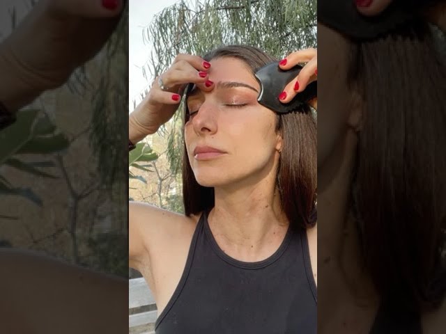 Awaken Your Third Eye AKA Gua Sha For Brows #shorts