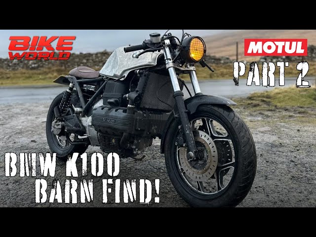 BMW K100 BARN FIND BACK ON THE ROAD