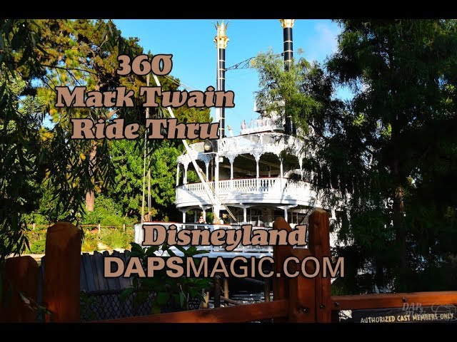 360 Mark Twain Reopened - Disneyland 2017