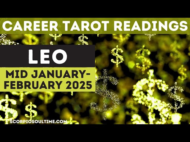 Leo #tarot Career ✨ Your full moon blessings family money issues to a close! Mid Jan-Feb Career