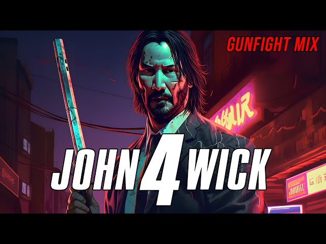 John Wick 4 Gunfight Mix | Dark Electro / Cyberpunk