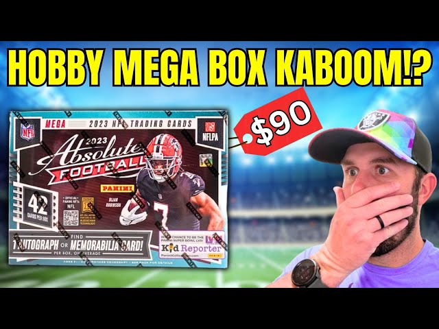 I PAID $80 FOR THIS!!! 2023 ABSOLUTE FOOTBALL HOBBY MEGA BOXES