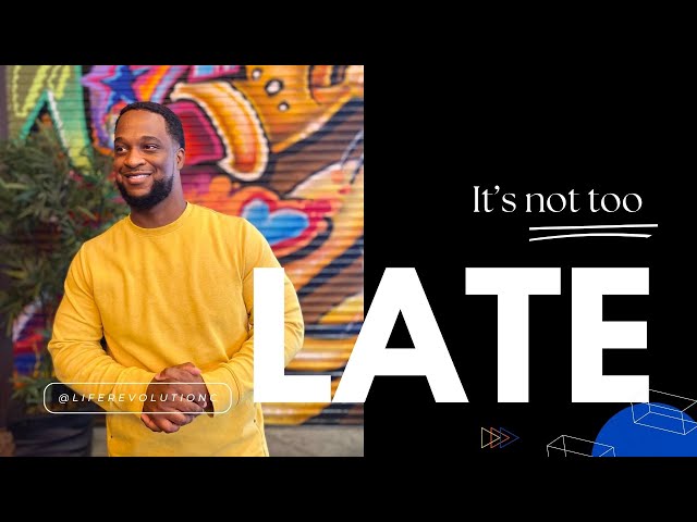 It Is Not Too Late | Its Happening | Pastor Alex