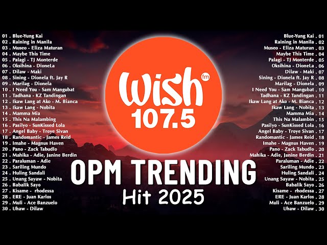 Top OPM Tagalog Love Songs 2025 Playlist 💗 Best Of Wish 107.5 Songs Playlist 2025