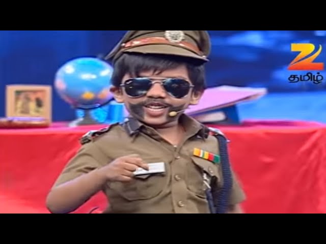 சிங்கம் Singam என்று கலக்கிய அஷ்வந்த் - Junior Superstars - Episode 25 - Webisode - Zee tamil