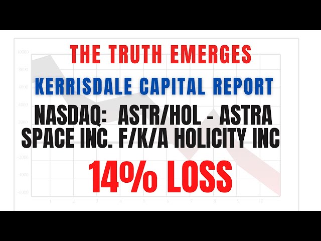 14% Stock Loss ASTR Stock News | Astra Space Securities Class Action ($ASTR) Astra Stock HOL Stock