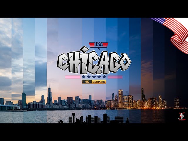 Chicago, US 🇺🇸 Skyline in 4K: Stunning Drone Views Day & Night 🌆✨