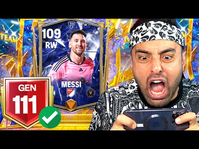 111 GEN DÜNYA REKORU KIRDIK 😱 112 BUFFON ! 109 MESSİ ÇIKTI ! EA FC MOBİLE 25 PAKET AÇILIMI !