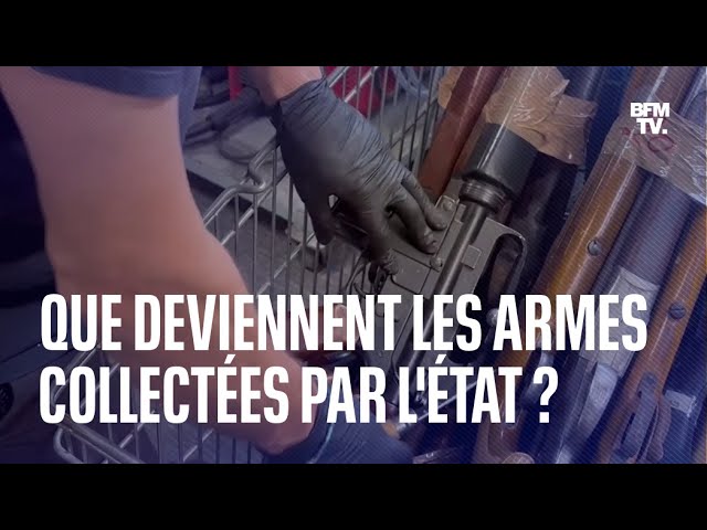 Que deviennent les armes non déclarées collectées par l'État ?