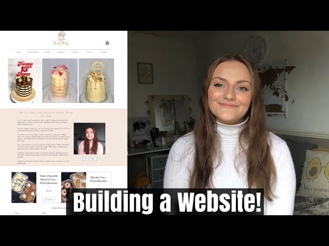 Showing you my New WIX website for my Baking business 2021 | Wix Website Tutorial