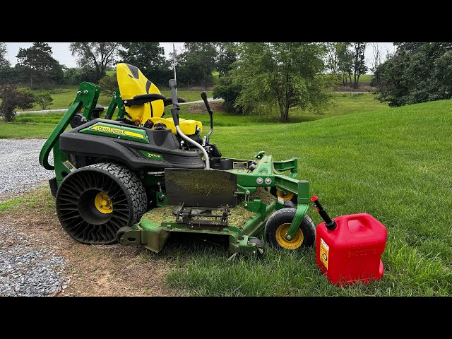 #18 Mowing grass w/ John Deere Z970R Zero Turn Lawn Mower w/ Tweels, suspension seat, & 72 in deck!