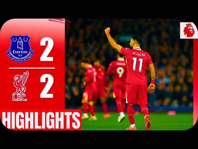 Mohamed Salah Goal | Everton vs Liverpool 2-2 Highlights | Premier League 2024/25