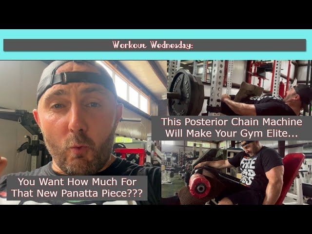 Workout Wednesday: The ONE posterior chain machine...You Want How Much for That Panatta???