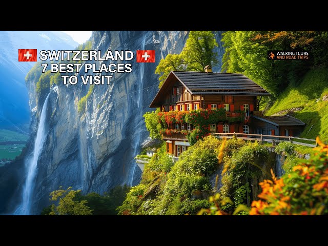 7 Best Places To Visit In Switzerland 🇨🇭 Beautiful Swiss Village Tour in 4K Video