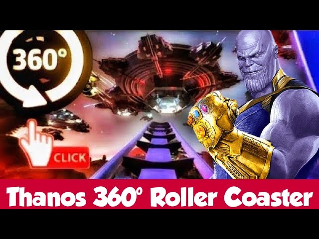 virtual reality 360  videos realidad virtual  vr Thanos VR Roller Coaster 4K Ride Avengers Endgame