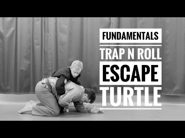 BJJ - Trap N Roll Escape from Turtle | Great for Self Defense & MMA