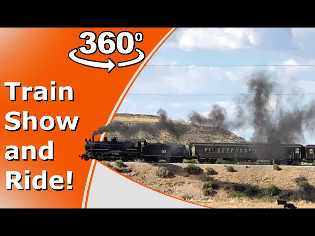 360° Bristlecone Bricks and Train Show in Ely Nevada --- Joyful Camping [ VR 360 ]