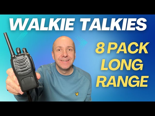 Walkie Talkie Review ( 8 Pack Long Range Radios )