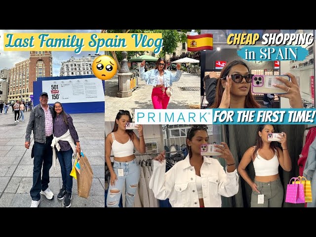 Cheap Shopping in SPAIN! Primark, Pull&Bear & more #TravelWSar