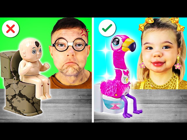 Broke Kid vs Rich Girl! Cute Building Hacks & Funny Situations by Crafty Hype