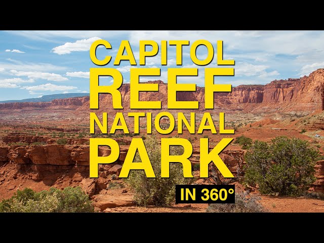 Drive Through Capitol Reef National Park - West to East in 360