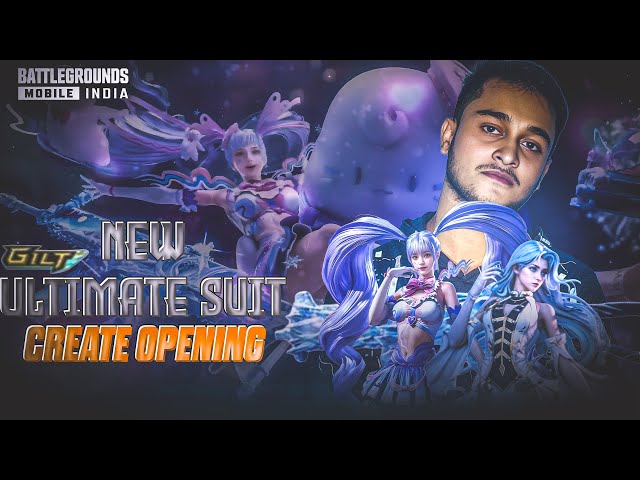 🎮🔥BGMI new Ultimate Suite Create Opening/ 10 us Glacier Scarl create/#bgmi #gaming #createopening🔥