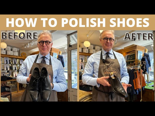 How to polish shoes