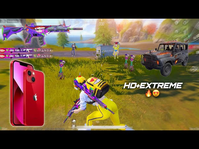 iPhone 13 HD+Extreme Graphics 2025 🔥/ Best Livik Gameplay 😍/ iOS 18.3.1 Pubg Gaming Test!