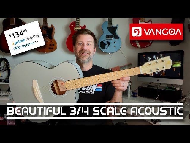 Unboxing a Vangoa VJ360 Junior Acoustic Guitar (3/4 Scale)