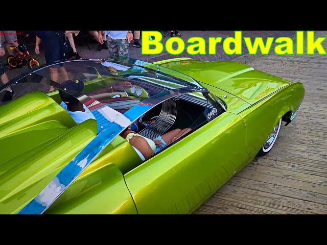 Boardwalk car show (Ocean City) classic cars custom street rods hot rods rat rods old trucks parade