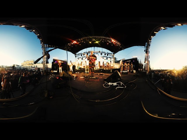 Concert of Majid Bekkas & AfroGnaoua Jazz Ensemble in 360° with beautiful Essaouira Sunset !