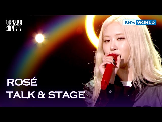 [ENG/IND] ROSÉ TALK & STAGE (The Seasons) | KBS WORLD TV 241212