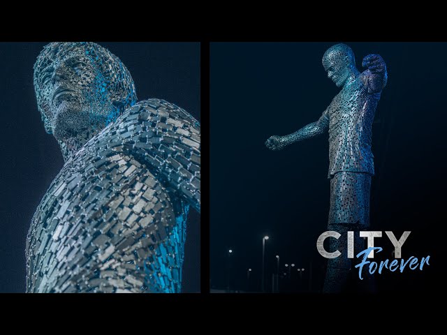 Revealing our Statues | David Silva and Vincent Kompany | City Forever