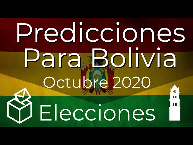 BOLIVIA 🇧🇴  Elecciones 🗳 Octubre 2020 Que va a Suceder en las Próximas semanas!