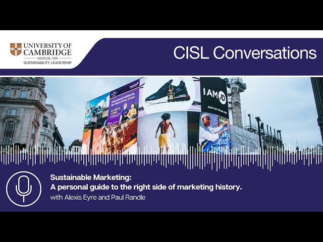 Sustainable Marketing: A personal guide to the right side of marketing history.